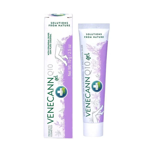 Varicann Q10 - Natural & Vegan Hemp Gel - Tired Leg Relief, 70 grams