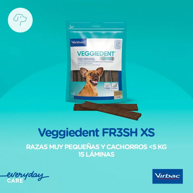 Buy Virbac Veggiedent Fr3sh XS dog snack at the best price