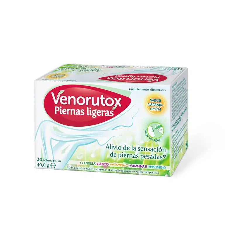 Venorutox Light Legs 20 sachets Orange-Lemon