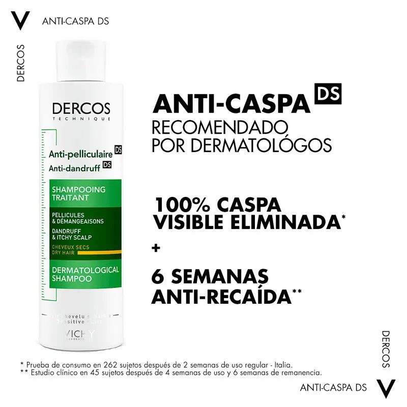 Vichy Dercos Technique Anti Dry Dandruff Shampoo 400 ml