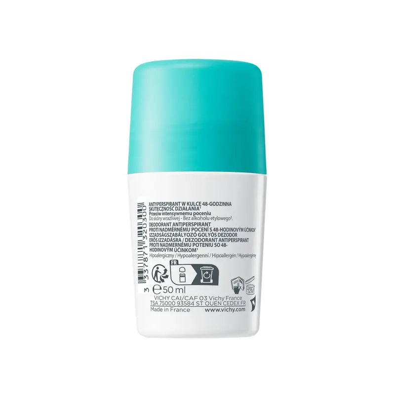 Vichy Deodorant Anti-Transpirant Treatment 48H Roll-On 50 ml