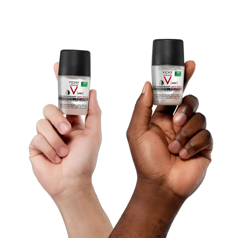 Vichy Homme 48H Anti-Transpirant and Anti-Spot Deodorant Roll-On 50 ml