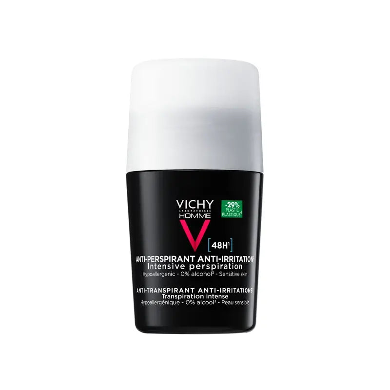 Vichy Homme Deodorant 48H Sensitive Skin Roll-On 50 ml