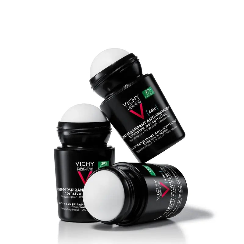 Vichy Homme Deodorant 48H Sensitive Skin Roll-On 50 ml