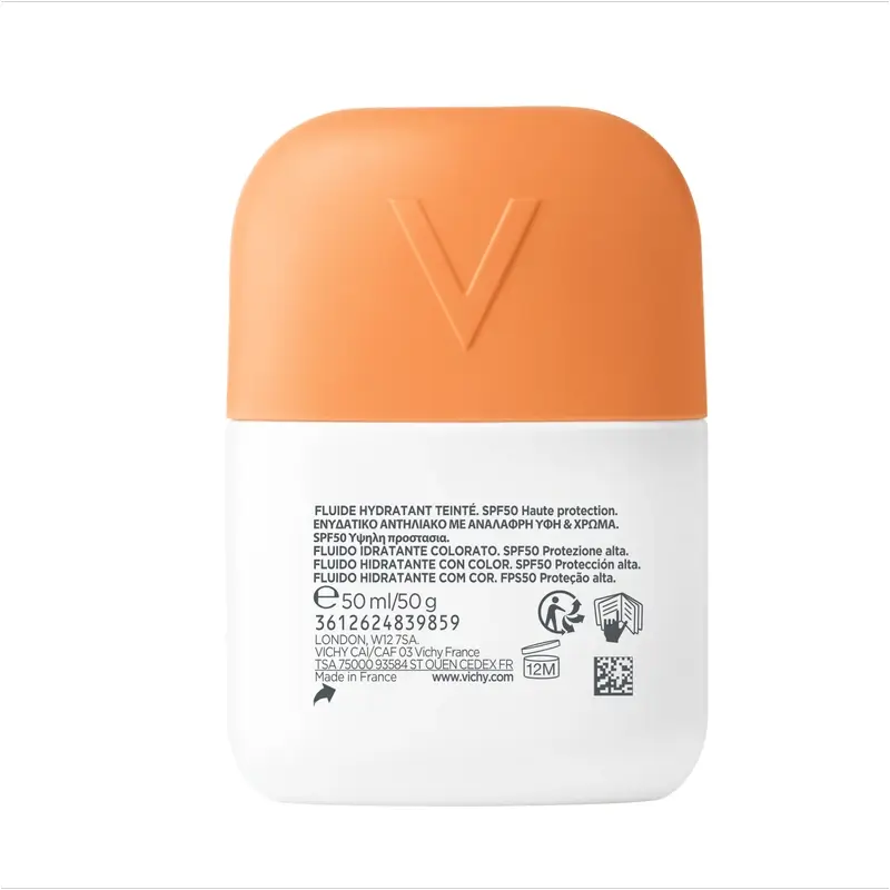 Vichy Solar Uv Aqua Hydrating Fluid Spf50 Light Tone, 50 ml