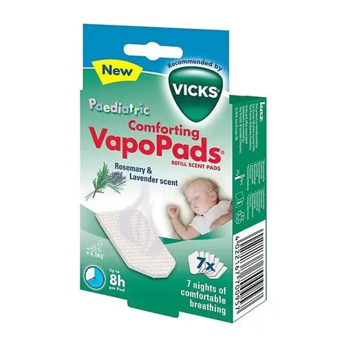 Vicks Vapopads rosemary and lavender kit 7 diffuser pads