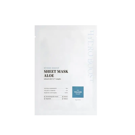 Village 11 Factory Hydro Boost Sheet Aloe Mask, 21 g