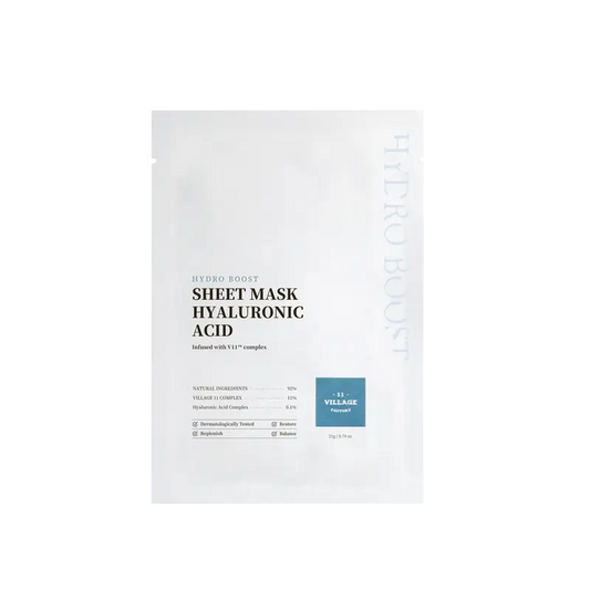 Village 11 Factory Hydro Boost Sheet Mask Hyaluronic Acid, 23 g