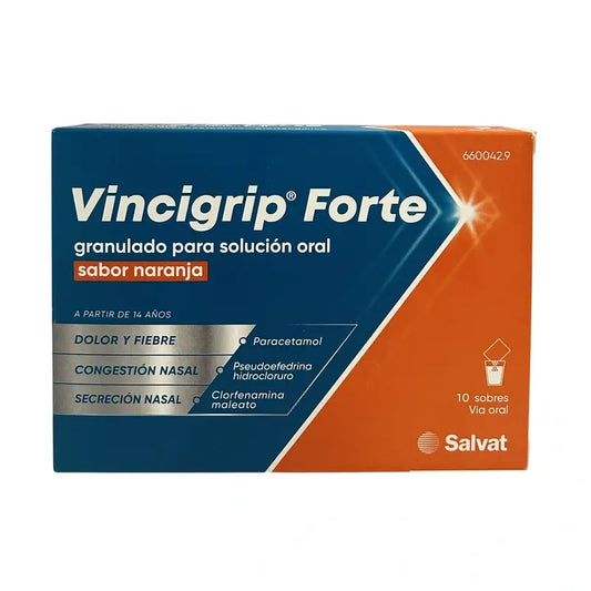 Vincigrip Forte Oral Solution Orange 10 sachets