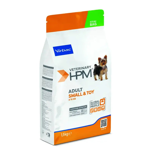 Virbac Hpm Adult Dog Small & Toy 1,5kg, dog food for Dogs