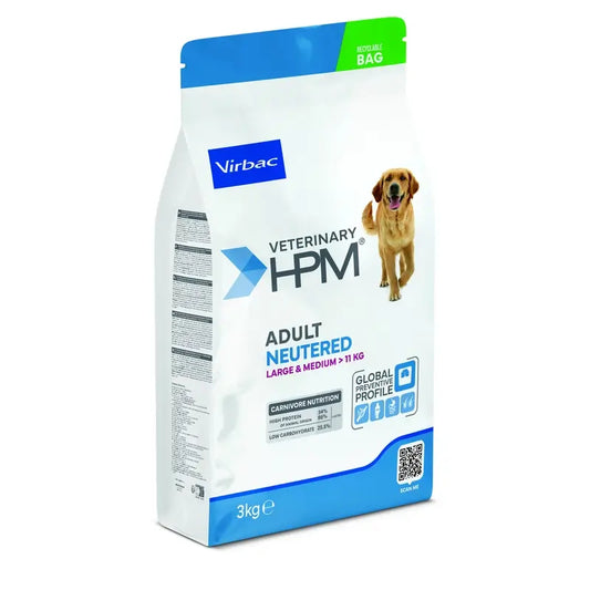 Virbac Hpm Canine Adult Neutered Large Medium Medium 3Kg, dog food