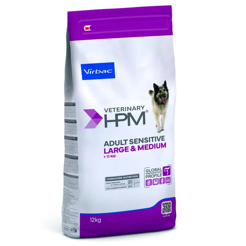 Virbac Hpm Canine Sensitive Digest Large Med. 12Kg, dog food