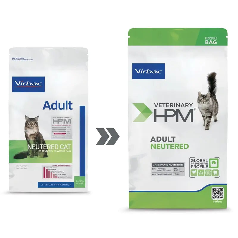 Virbac Hpm Sterilised Adult Cat Food 3 kg, cat food