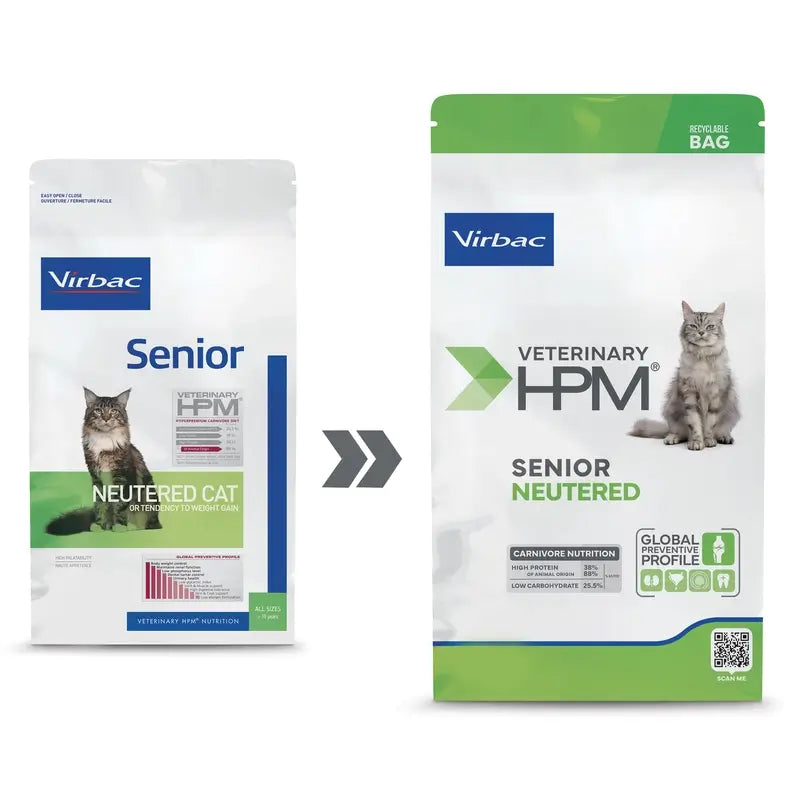 Virbac Hpm Feline Senior Neutered 1,5Kg, cat food