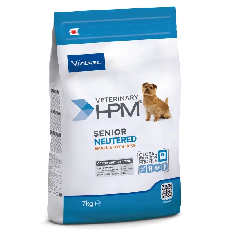 Virbac Hpm Senior Dog Neutered Small & Toy 7kg, dog food for dogs