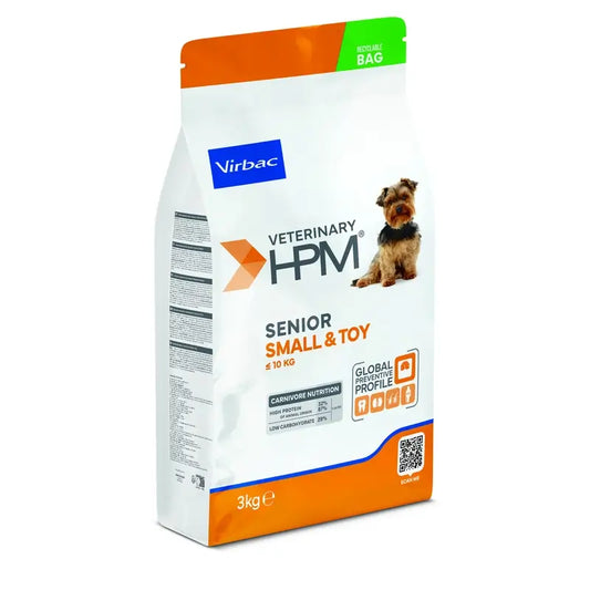 Virbac Hpm Senior Dog Small & Toy 3kg, dog food for dogs