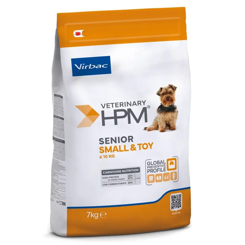 Virbac Hpm Senior Dog Small & Toy 7kg, dog food for dogs