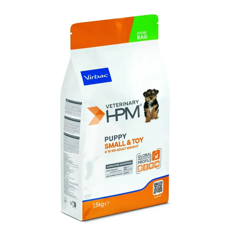 Virbac Veterinary HPM Puppy Small & Toy Dog , 1.5 kg, dog food