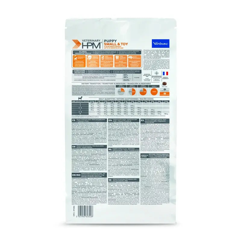 Virbac Veterinary HPM Puppy Small & Toy Dog , 1.5 kg, dog food