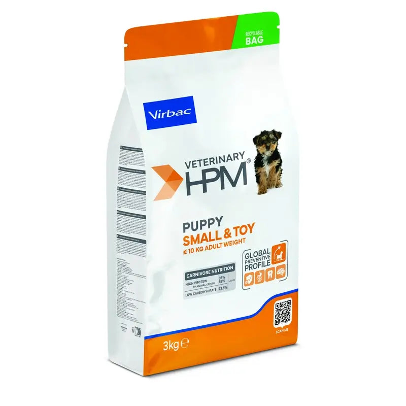 Virbac Veterinary HPM Puppy Small & Toy Dog , 3 kg, dog food