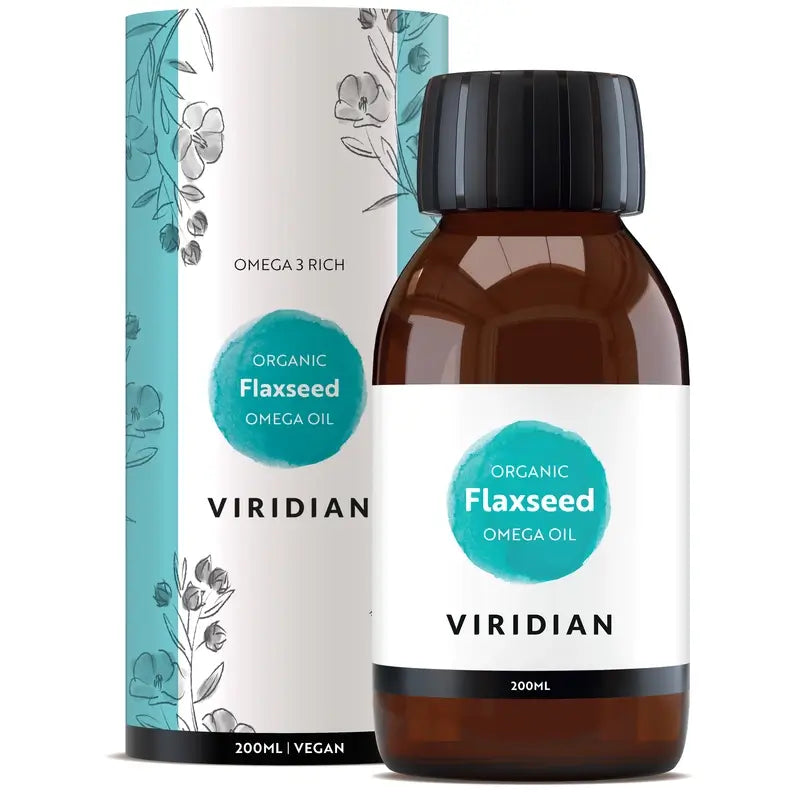 Viridian Golden Linseed Oil 200Ml. Bio