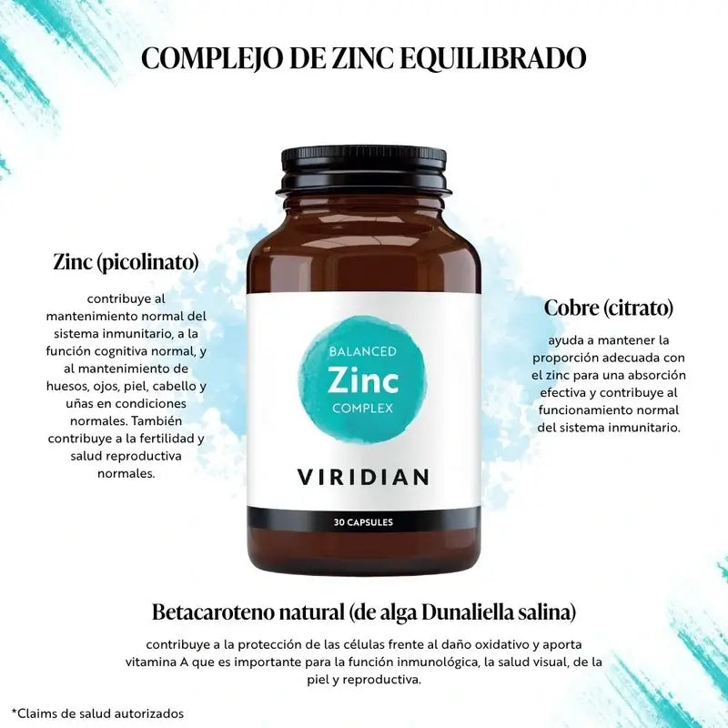 Viridian Balanced Zinc Complex 30Cap.Veg.