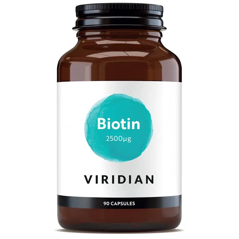 Viridian Biotin 2500Ug 90Caps.Veg.