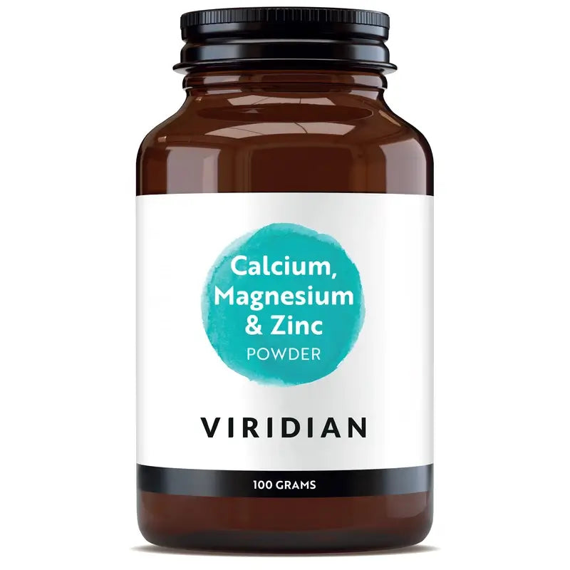 Viridian Calcium Magnesium Zinc +Vit. C Powder 100Gr.