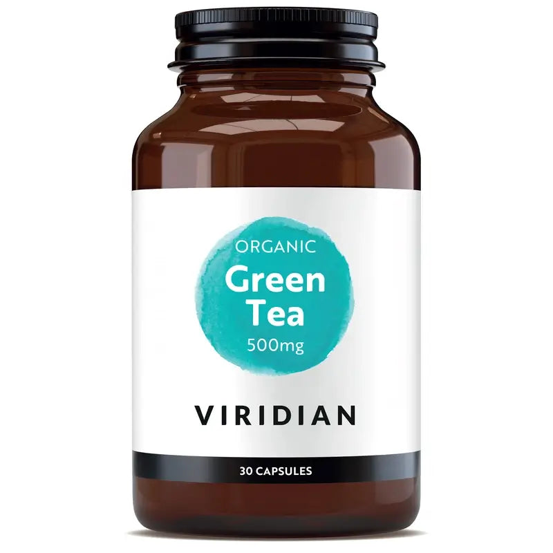 Viridian Organic Green Tea 500Mg 30Vcap.