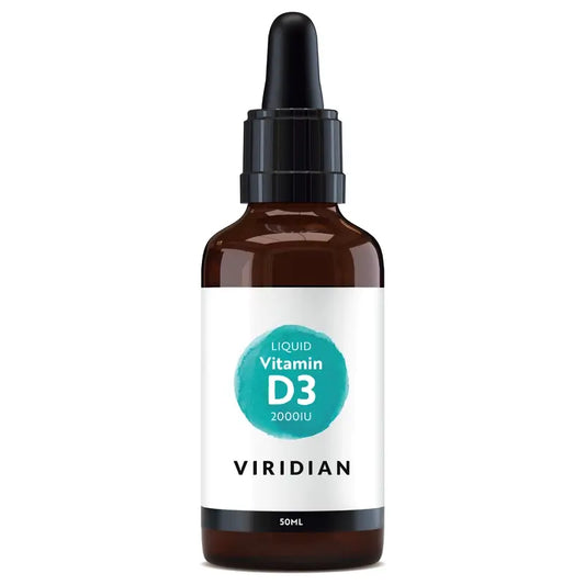 Viridian Vitamin D3 2000Iu Liquid Vegan 50Ml.