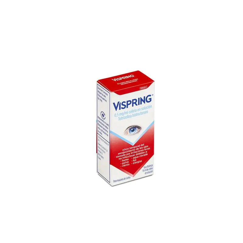 Vispring , 0.5 mg/ml eye drops solution 1 vial 15 ml