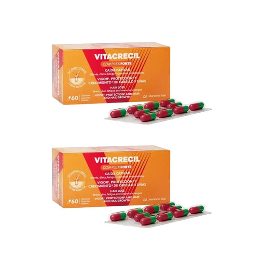 Vitacrecil Complex Forte, Pack 2 x 60 Capsules