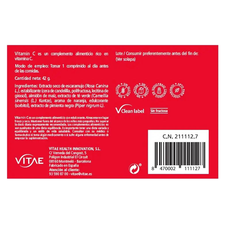 VITAE Vitamin C, 30 tablets