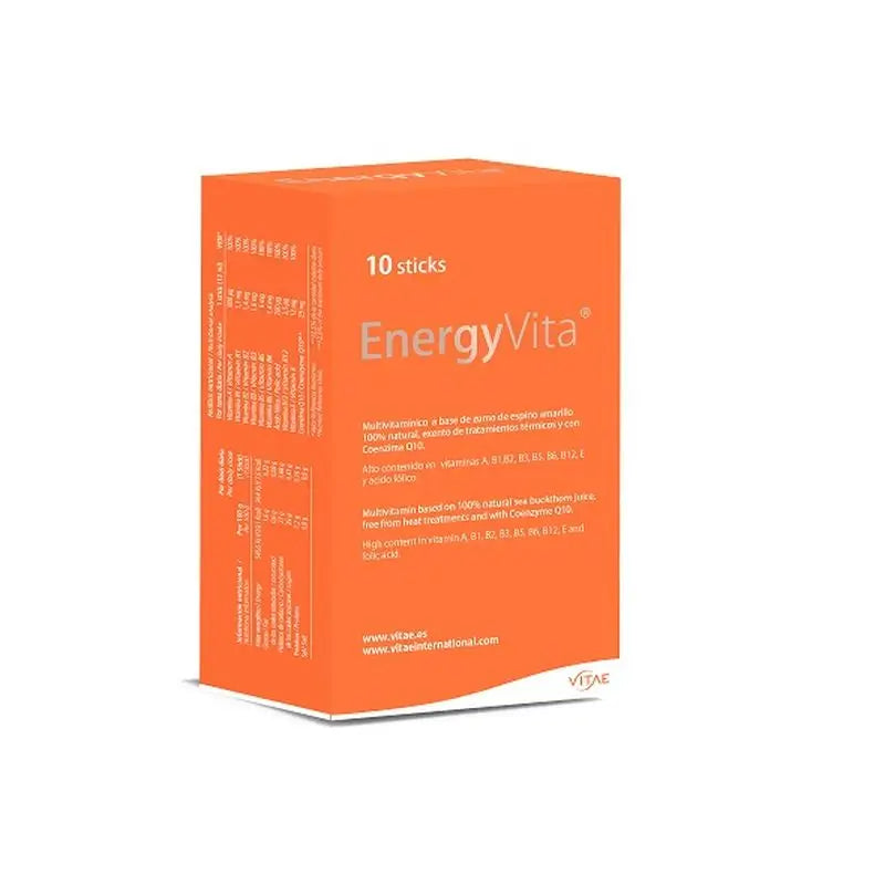 Vitae Energyvita Coenzyme Q10 & Sea Buckthorn , 10 sticks