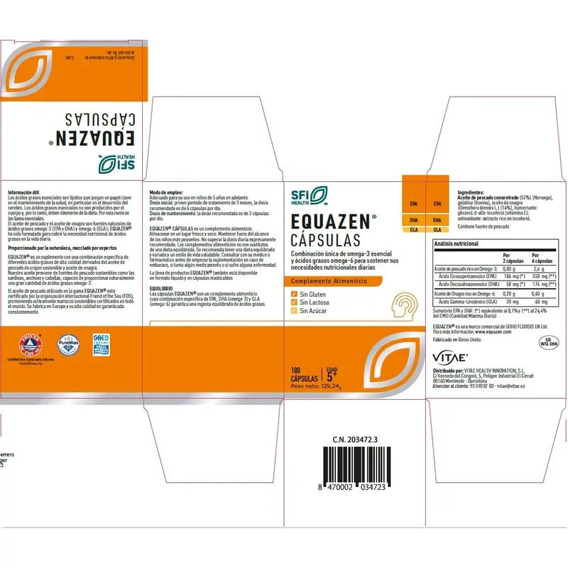 VITAE Equazen, 180 capsules