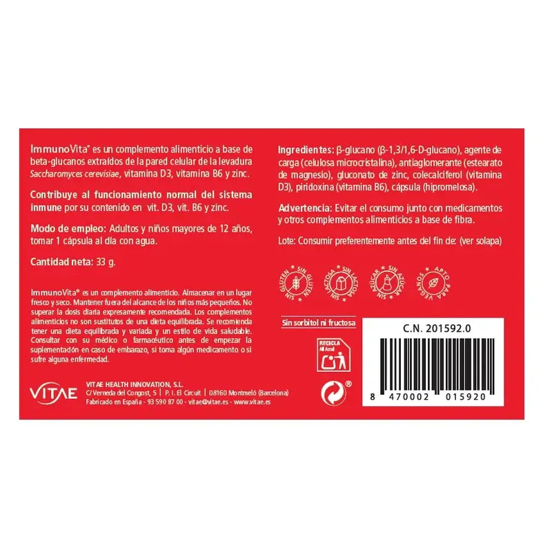 VITAE Immunovita, 60 capsules