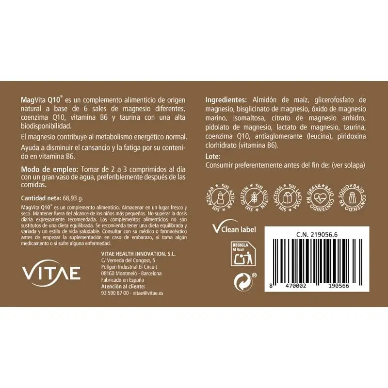 Vitae Magvita Q10 , 60 tablets