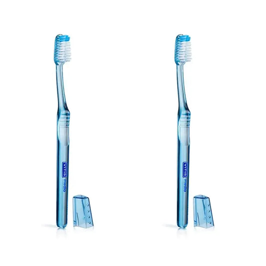 Vitis Hard Toothbrush Normal Head Hard Toothbrush, 2 Units