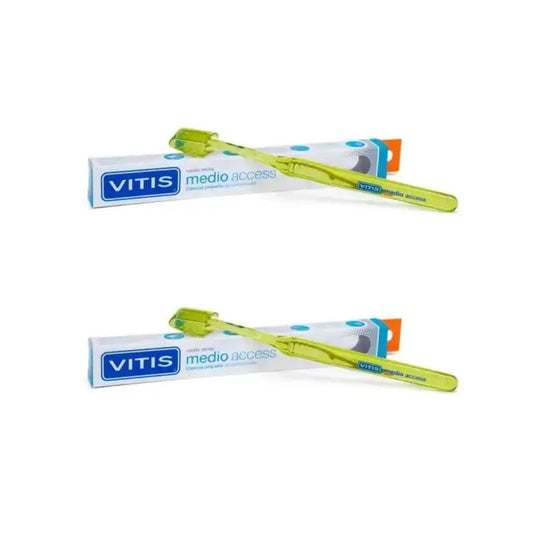 Vitis Access Medium Toothbrush Access Small Head, 2 Units