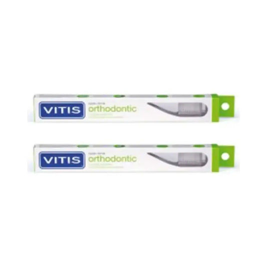 Vitis Orthodontic Toothbrush, 2 Units