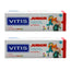 VITIS Junior Toothpaste Gel Pack 2 x 75 ml