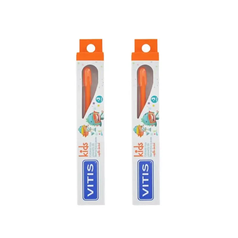 Vitis Kids Children's Toothbrush +3 Years, 2 Units