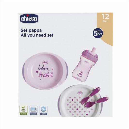 Chicco - Complete Meal Set 12M+ Pink