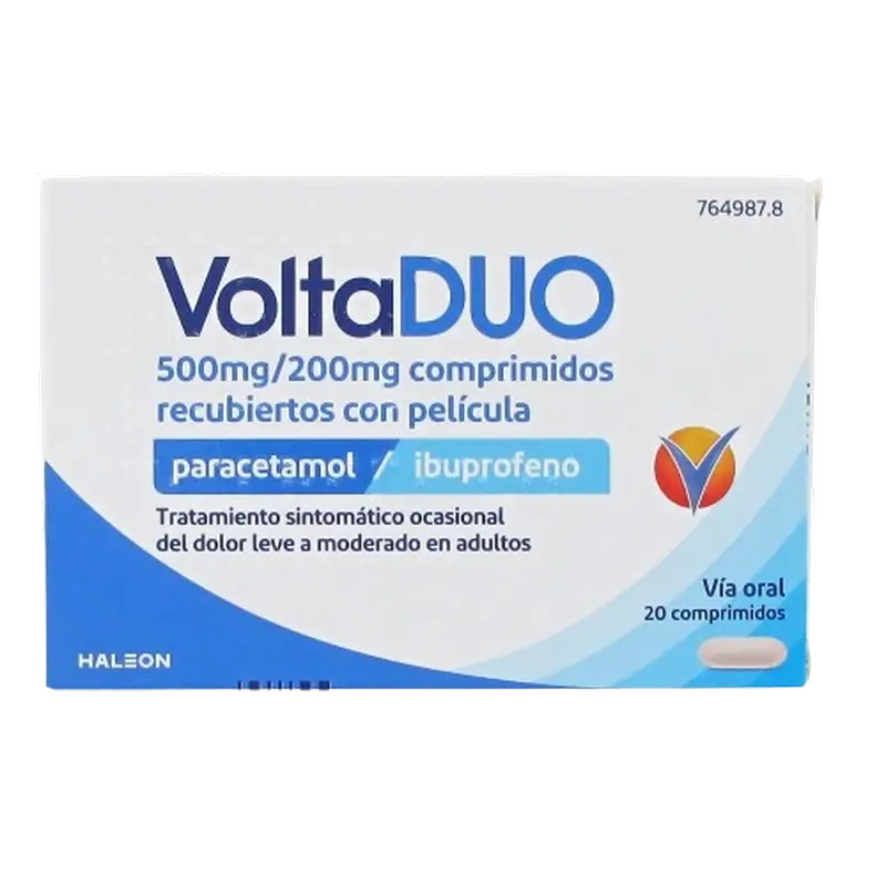 Voltaduo 500 Mg/200 Mg, 20 tablets