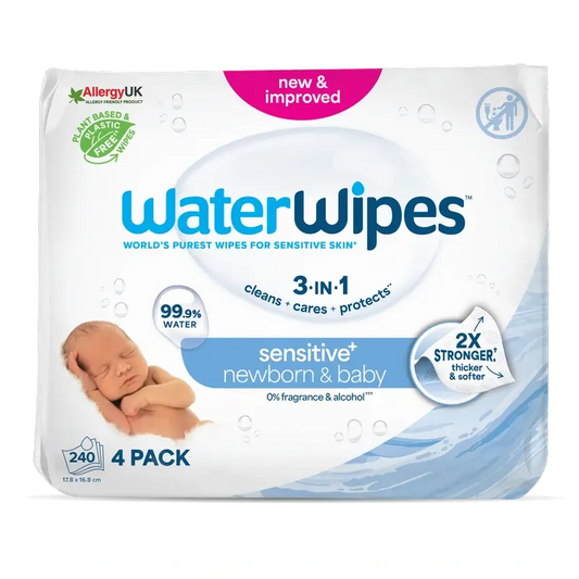 Waterwipes Biodegradable Baby Wipes 4x60, 240 pcs.