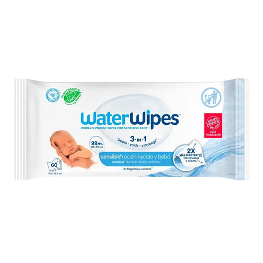 Waterwipes Biodegradable Baby Wipes, 60 pcs.