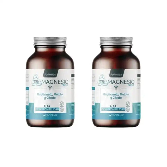 Webotanix Magnesium Triple Formula, 2X60 Capsules