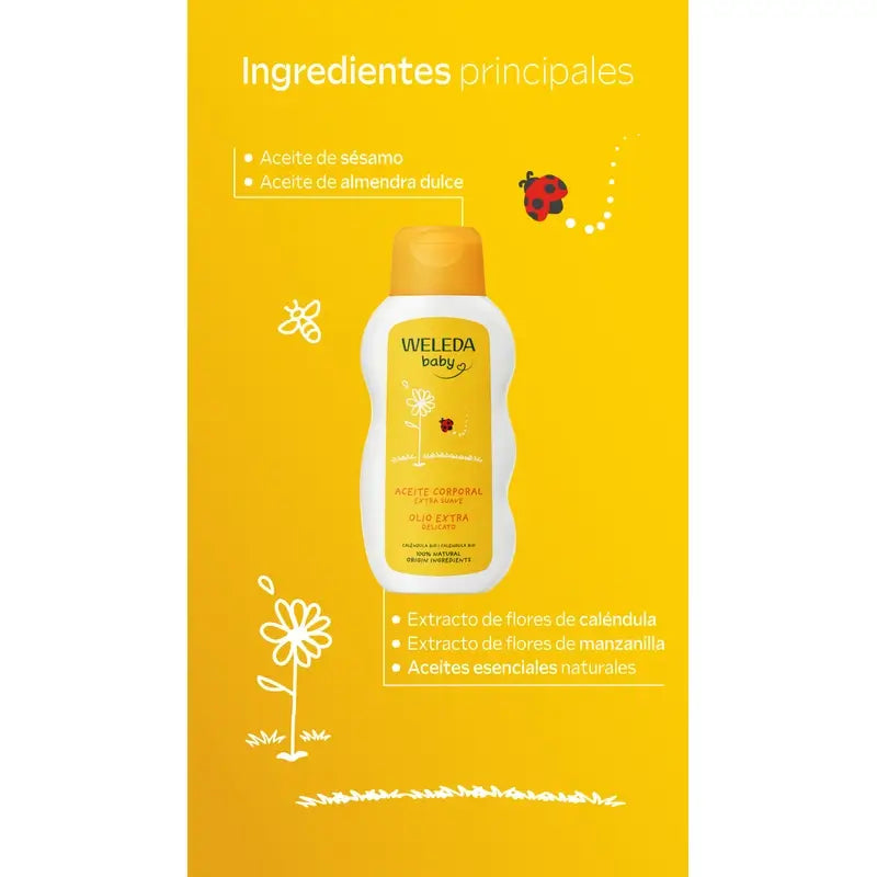 Weleda Baby Calendula Moisturising Oil 200 ml