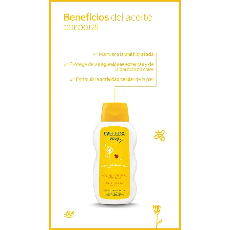 Weleda Baby Calendula Moisturising Oil 200 ml