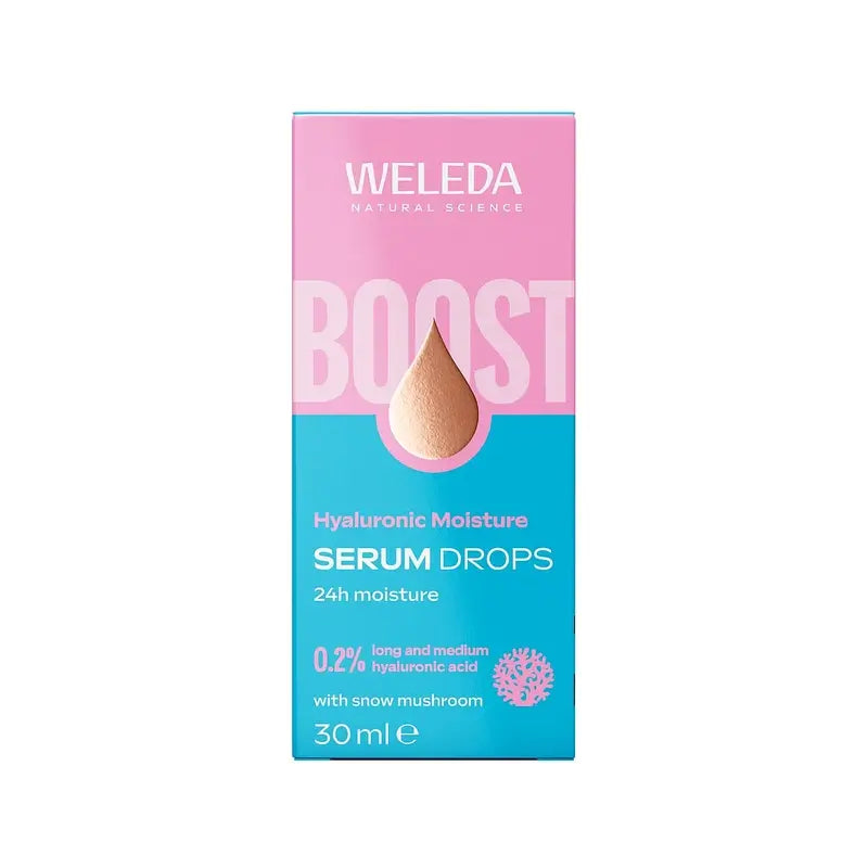 Weleda Moisturising Serum Booster Drops With Hyaluronic Acid, 30 ml